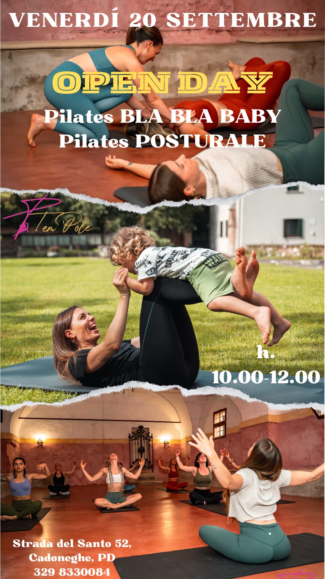 tempole dance palestra padova pilates posturale pilates bla bla baby